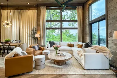 Cozy Living Room Fireplace | Perfect for Relaxing Nights