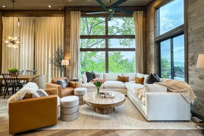 Cozy Living Room Fireplace | Perfect for Relaxing Nights