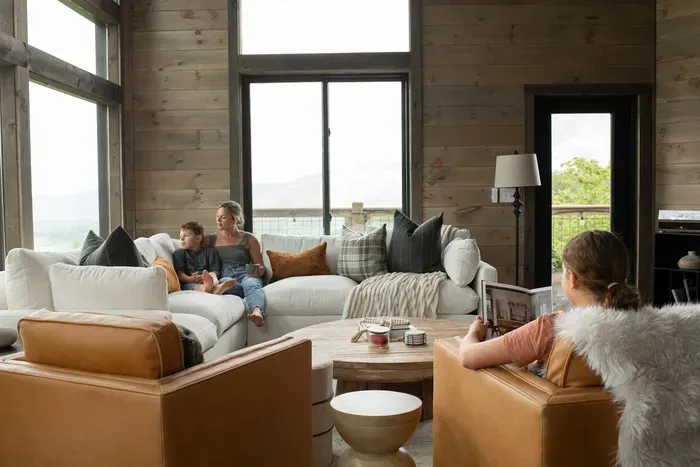 Enjoy Mountain Views Right from the Living Room Windows