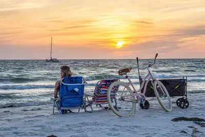 Take a short stroll and experience the unforgettable sunsets that Port St. Joe is famous for.