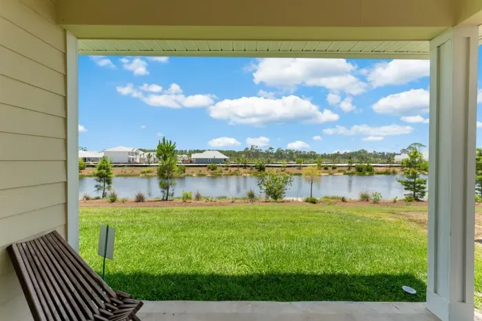 Pond View from Back Patio