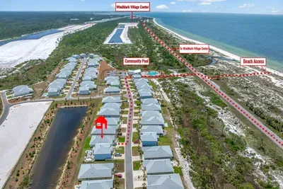 Map - From the house to Pool #1 & Beach
