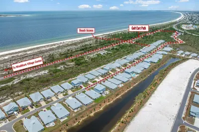Map - Golf Cart Path to the Beach & Village Center