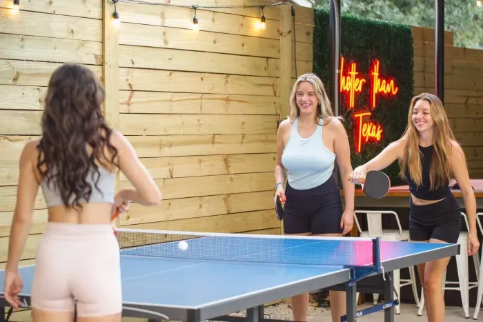 full size ping pong table!