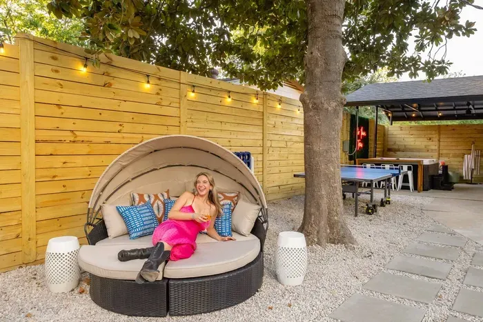 relax on the daybed