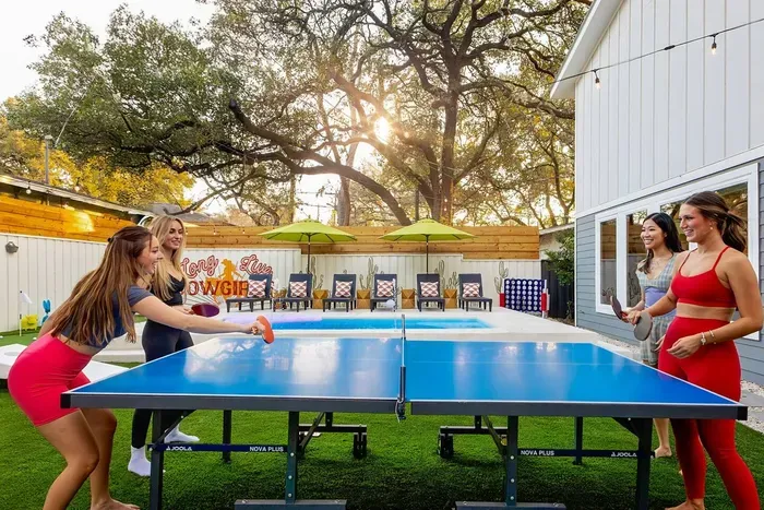 a little ping pong action