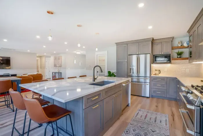 A chef’s dream kitchen awaits—complete with gleaming granite countertops, high-end appliances, and every tool you could need to cook a gourmet meal or host a family feast. 