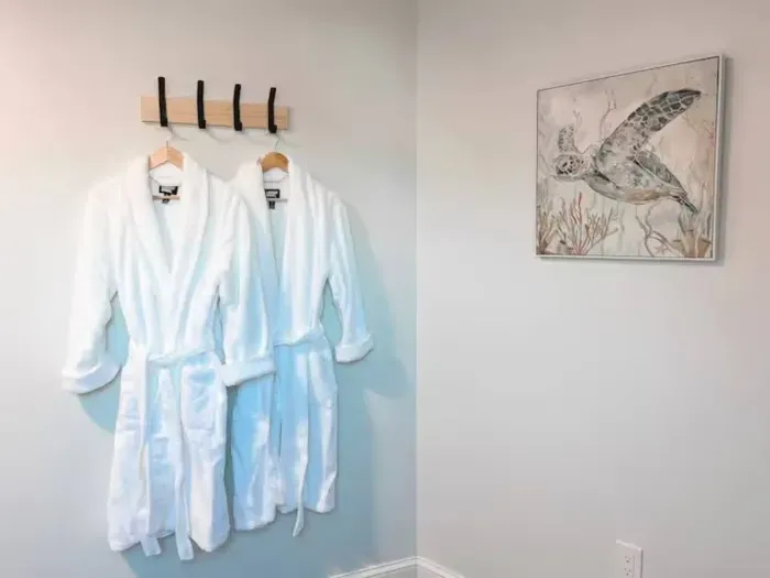 What is better than walking around in a comfy robe? 