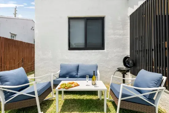 Outdoor seating area