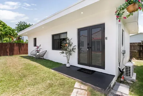 Exterior of separate unit