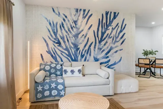 Living room in adjacent unit