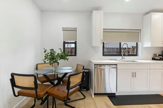 Dining area in adjacent unit