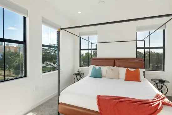 Maater bedroom with views to 2 aspects