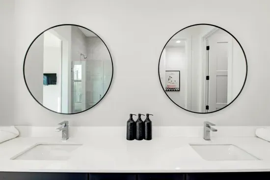 Twin sinks for couples to enjoy