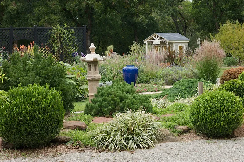 Botanical garden Stillwater fall