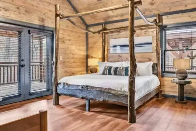 King Bedroom with Custom Furniture