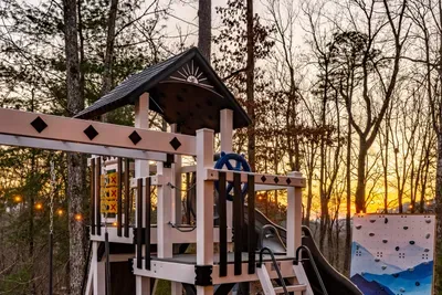 Hard to imagine a better view from your own private playground…