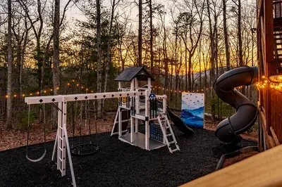 Play pirate in the lookout tower or a game of oversized connect 4.