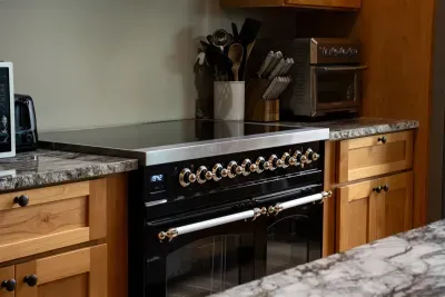 State of the art induction stove and oven for all your cooking needs