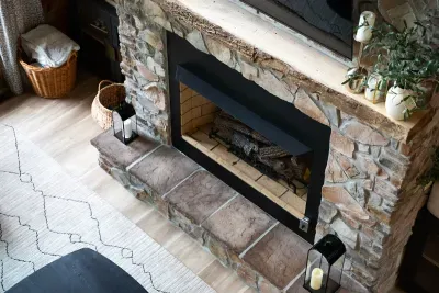 One of nine Smart TV’s throughout the cabin