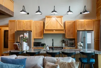 A fully stocked Chef’s Kitchen