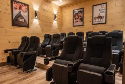 Bring everyone together for a cinematic experience! Your indoor movie theater is the perfect spot for friends and family to enjoy blockbuster hits, timeless classics, or heartfelt memories on the big screen.