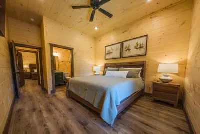 One of 12 spacious bedrooms, each with its own en suite bathroom.