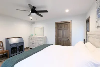 A tranquil night's sleep awaits in the primary suite! (UPSTAIRS)