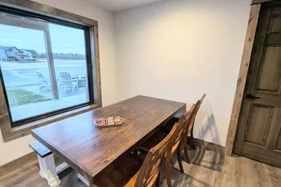 Game table or dining for 6. (DOWNSTAIRS)