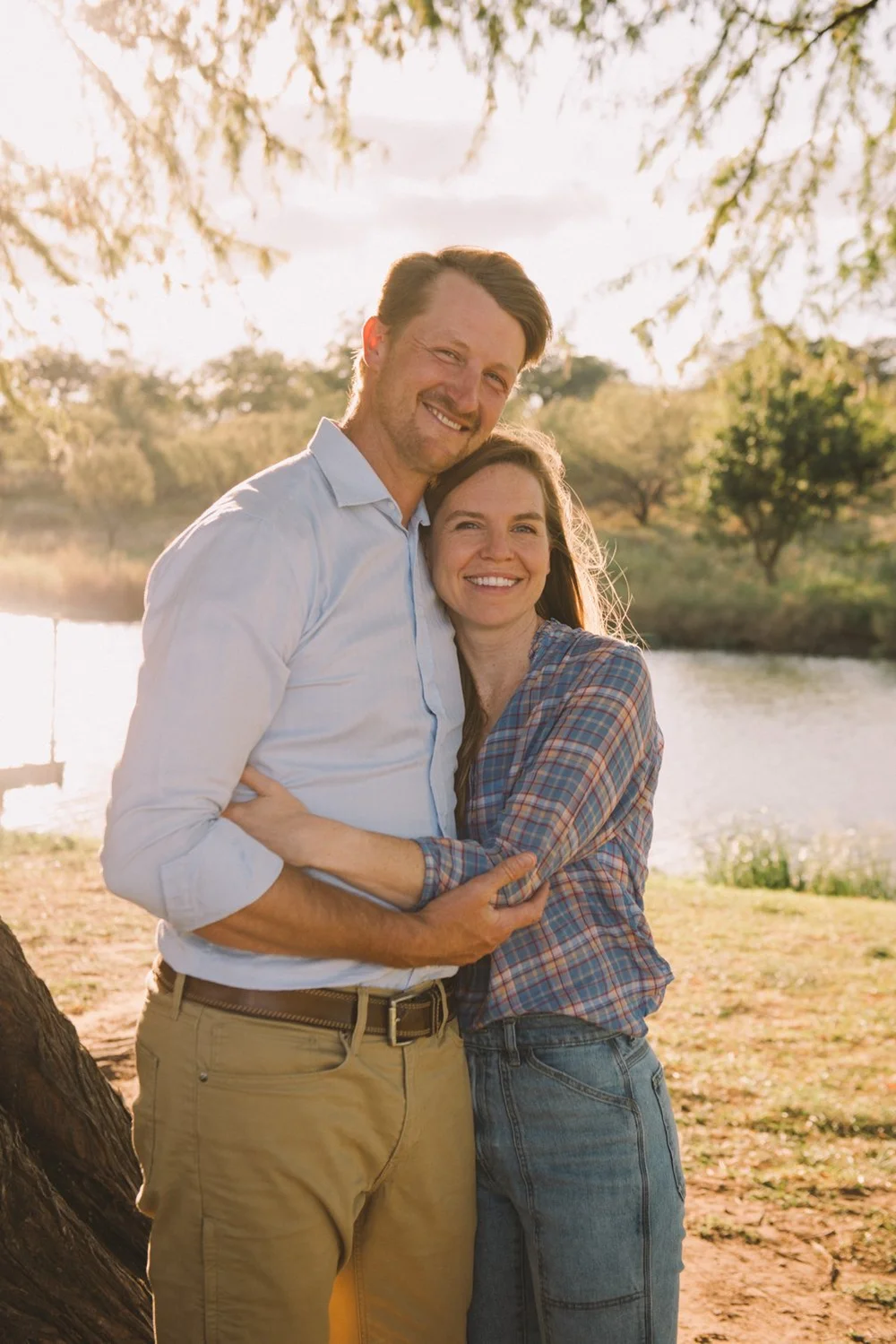 Jacob and Katie, the owners of HoneyTree