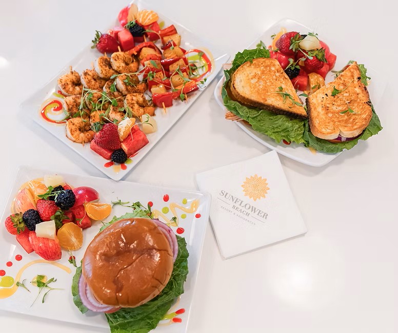 Turtles Grill catering setup