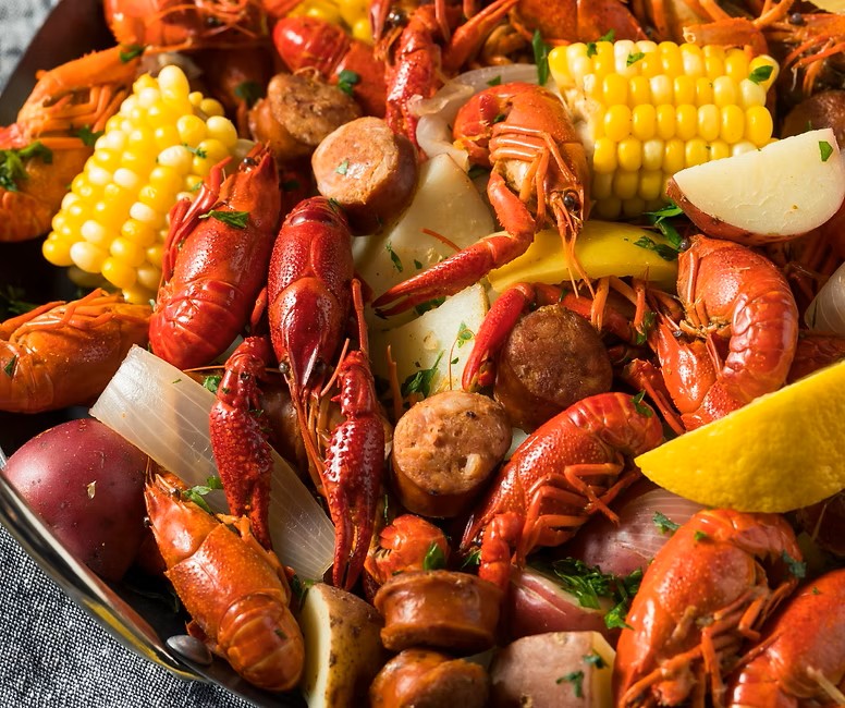 Crawfish and shrimp boil
