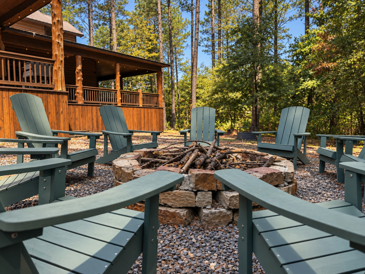 Firepit in Broken Bow Oklahoma