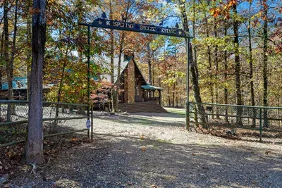 Private GATED entrance and fully fenced 2 acres
