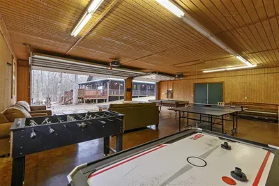 Double garage with GAMES