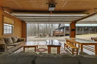 Double garage with GAMES