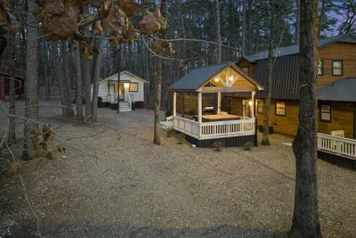 Mini studio shown on the back left