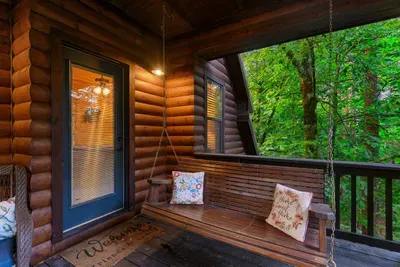 private upstairs deck
