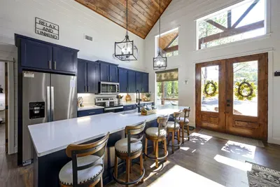 Stunning BLUE kitchen