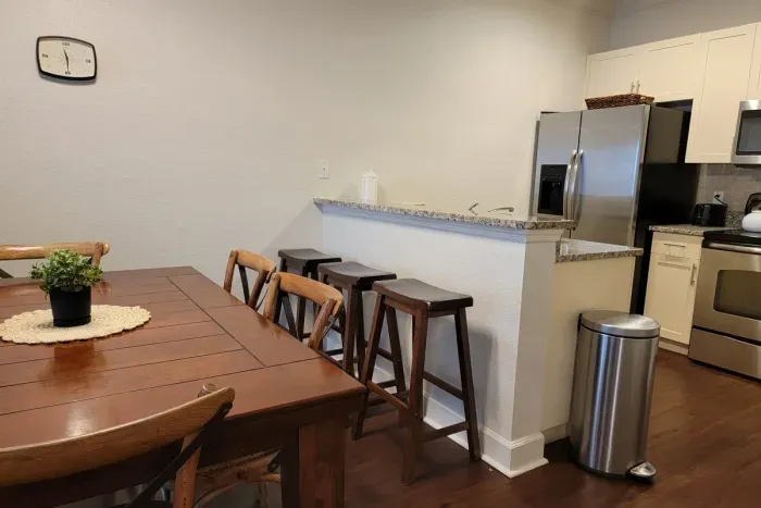 Xtra seating at breakfast bar