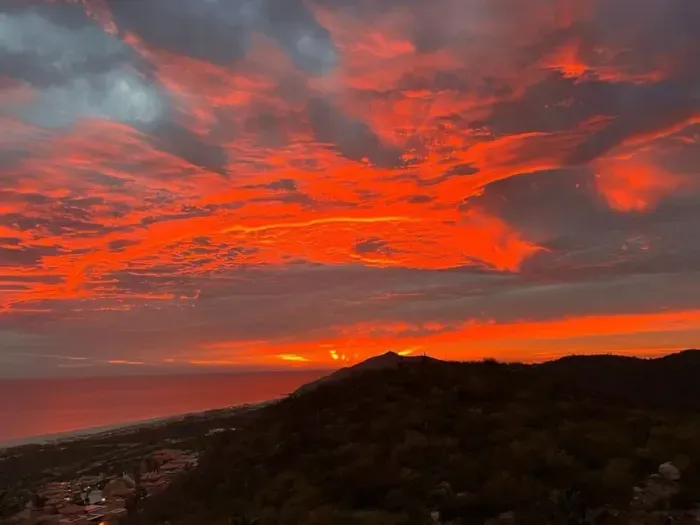 Sunsets are amazing here.