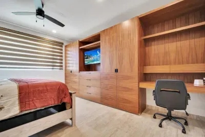 2nd bedroom with dedicated work space
