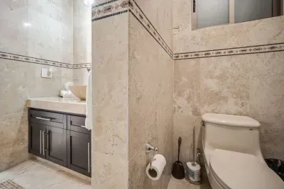 1/2 bath for guests