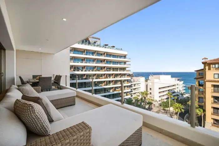 Balcony overlooking Medano Beach