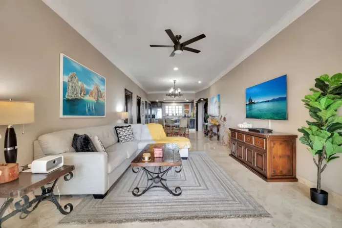 Looking inside from patio