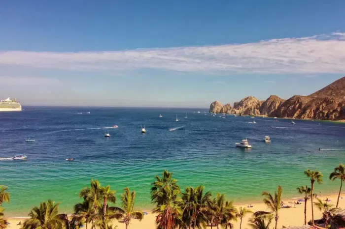 Main swimming beach in Cabo