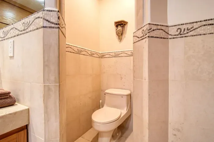 1st bathroom toilet area