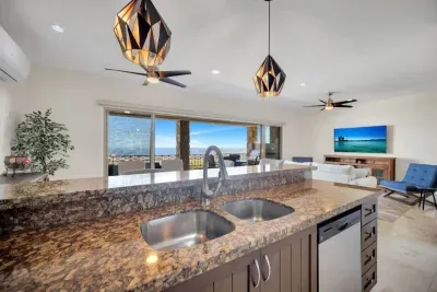 Ocean view from kitchen