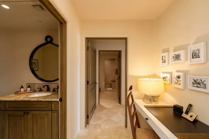 Dedicated work space by entrance to 2nd Bedroom