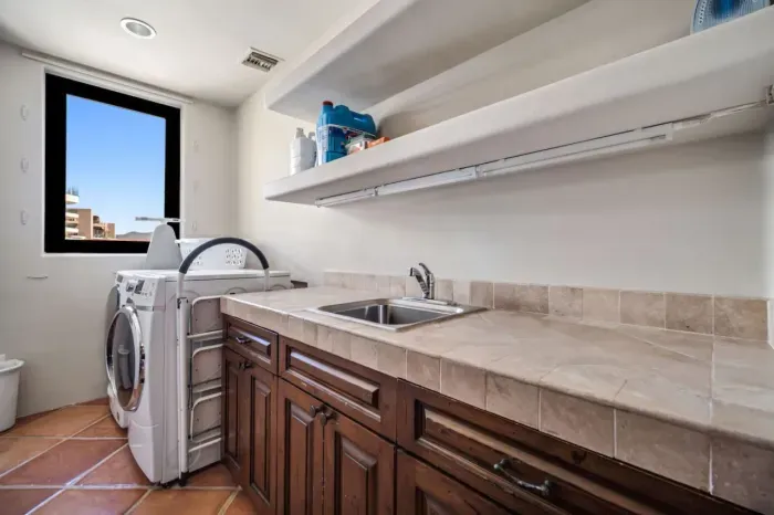 Laundry room with washer/dryer